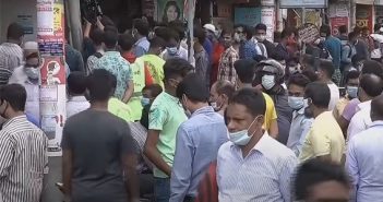 করোনাভাইরাস: সরকারি অভিযানেই মানা হচ্ছে না স্বাস্থ্যবিধি
