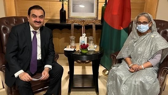 আদানি শেখ হাসিনা